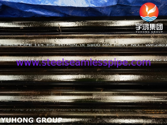 ASTM A335 P22 블랙 페인팅 알로이 스틸 톱리스 파이프 2.25Cr-1Mo
