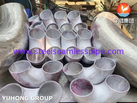 스테인리스 스틸 핑팅 180° 회전 굽기 ASTM B366 INCONEL ALLOY 핑팅 N08810 800H