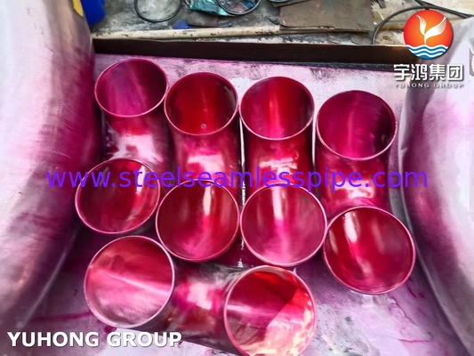 스테인리스 스틸 핑팅 180° 회전 굽기 ASTM B366 INCONEL ALLOY 핑팅 N08810 800H
