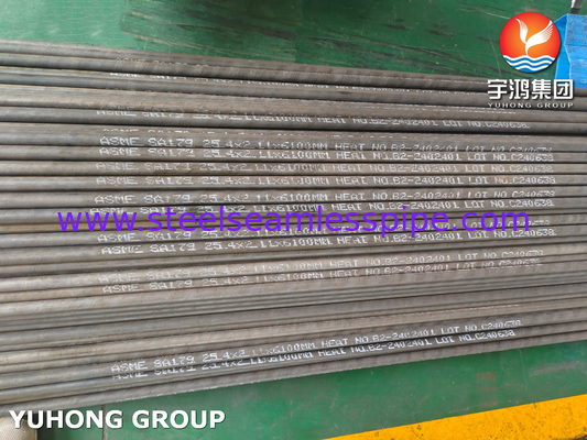 ASME SA179 KCS 열 교환기에 대한 탄소 강철 꿰매지 않은 튜브 HIC SSC 테스트