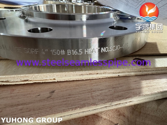 ASTM B564 UNS N10276 니켈 합금 슬립 온 플랜지 / 하스텔로이 C276 SORF 플랜지