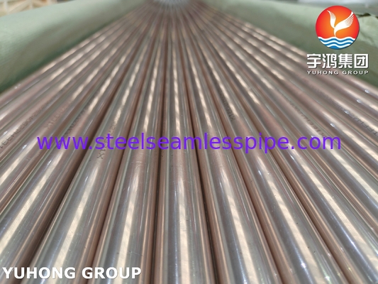 ASTM B111 C70600 구리 니켈 90/10 소금 해제 시스템용 수직 파이프