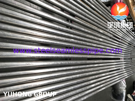 SB163 Monel 400 니켈 구리 합금 튜브 UNS N04400 증류 기둥
