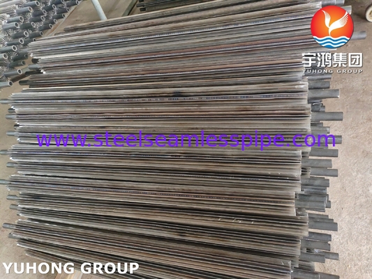 304 핀드 튜브 ASTM A249 석유화학 산업용 U 굽기 길이형