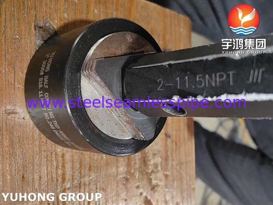 스테인리스 스틸 가조 피팅 ASME SA105 B16.11 3000 NPT 반 결합 B16.11 표준