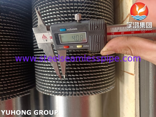 발전소 HRSG 시스템용 HFW 톱니형 핀 튜브 ASTM A312 TP304H 공급업체