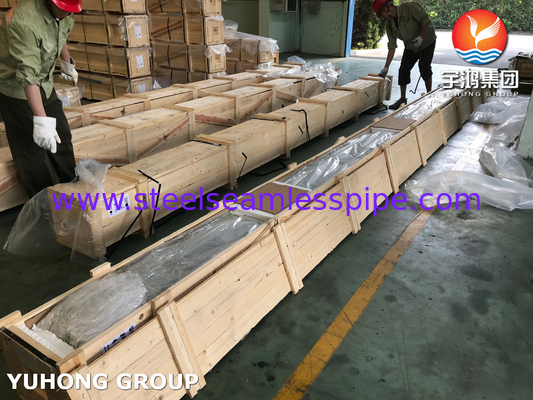 ASTM B111 / ASME SB111 C44300 콘덴서 열 교환기 용 구리 튜브