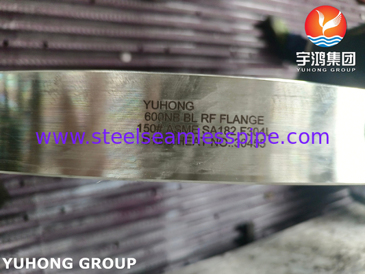 ASTM A182 F304L 스테인리스 스틸 플랜지 ASME B16.5 가공 블라인드 플랜지 BLRF