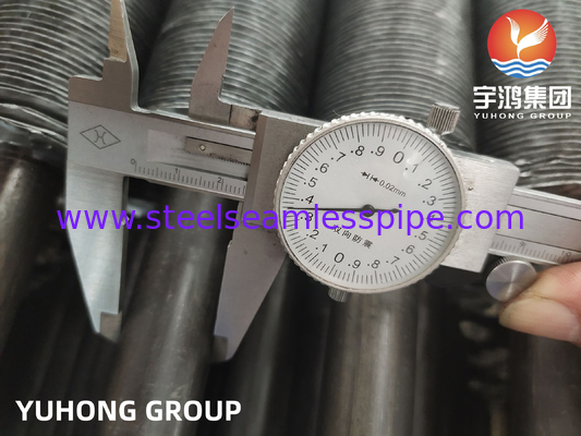 ASME SA179 A1060 알루미늄 핀과 함께 핀 튜브 내장형