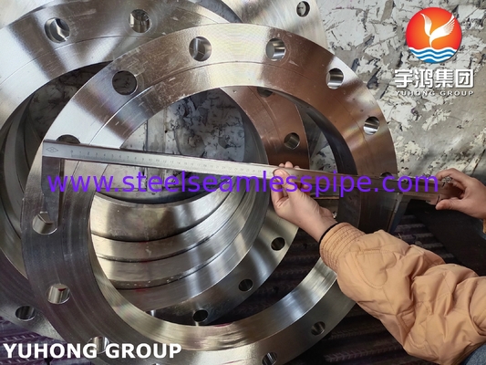 ASTM A182 F904L / UNS N08904 스테인리스 스틸 슬라이드 온 플랜지 B16.5 SORF 플랜지