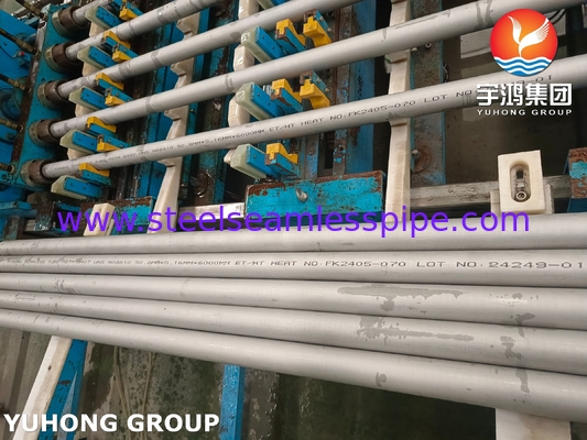 ASTM B407 인콜로이 800H / UNS N08810 / 1.4958 매듭 없는 합금강 튜브