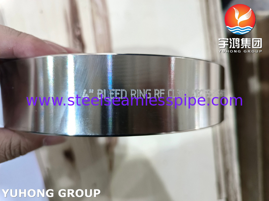 ASTM A182 F55 / UNS S32760 듀플렉스 스틸 피팅 ASME B16.5 피출 반지 방울 반지