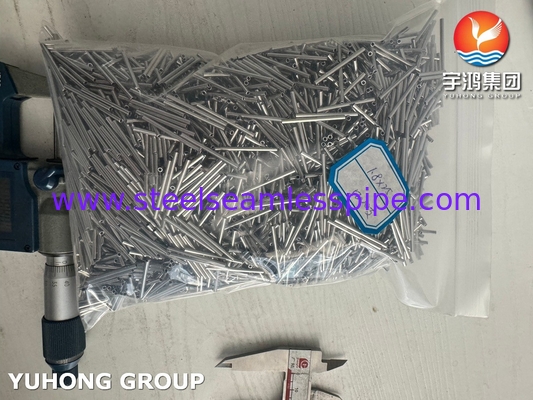 ASTM A269 TP316 스테인리스 스틸 용접형 모세혈관 파이프 1.8*25mm 고정도 파이프