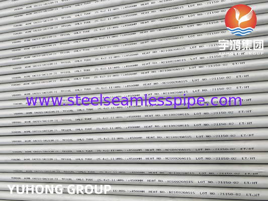 ASTM A213 TP316 TP316L 스테인리스 스틸 튜브 제조업체