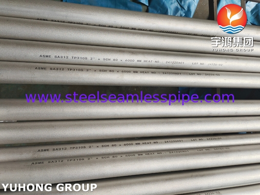 ASME SA312 TP310S / UNS S31008 스테인리스 스틸 시무스 파이프 산업