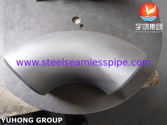 ASTM A815 S32750 듀플렉스 스틸 피팅 팔꿈치 90° LR 부트웰드 BW B16.9
