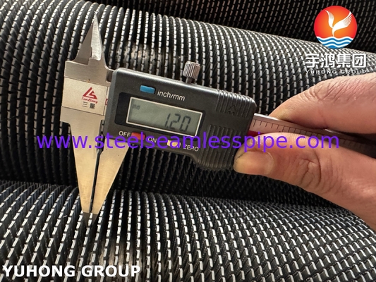 ASTM A335 P11 고주파 용접 스파이럴 핀 튜브 톱니 핀 튜브