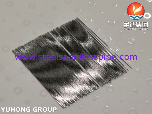 30G SUS304 스테인리스 스틸 치과 바늘 튜브, 두 개의 끝 톱니, 0.3 x 36MM