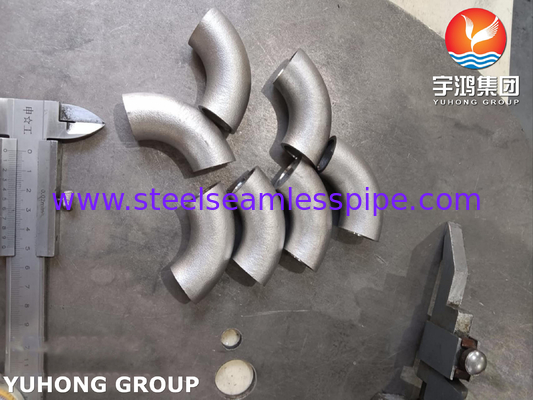 ASTM A403 WP321 스테인리스 스틸 180° 팔꿈치, ASME B16.9 부트웰드 파이프 피팅