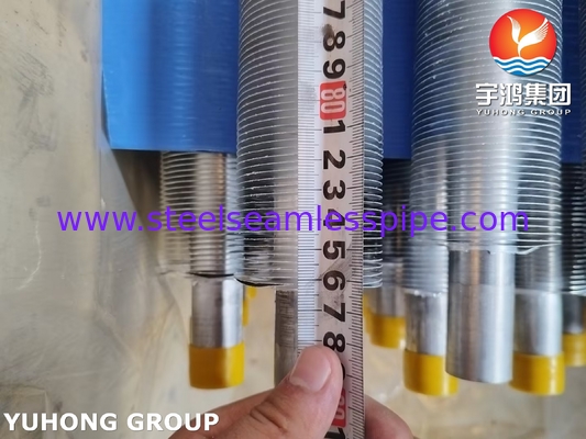 L형 롤드 핀 튜브 ASME SA249 TP316L