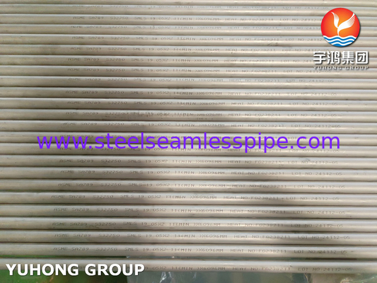 ASTM A789 UNS S32750 슈퍼 듀플렉스 스틸 튜브, 바다 물 사용 생존