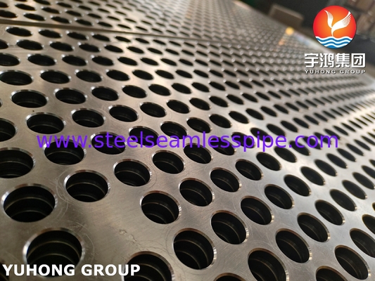 알로이 스틸 튜브 시트 ASTM A335 ASME SA335 F5N OD 1761MM*182MM 2476HOLES*19.25MM