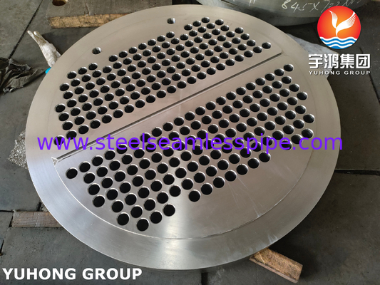알로이 스틸 튜브 시트 ASTM A335 ASME SA335 F5N OD 1761MM*182MM 2476HOLES*19.25MM