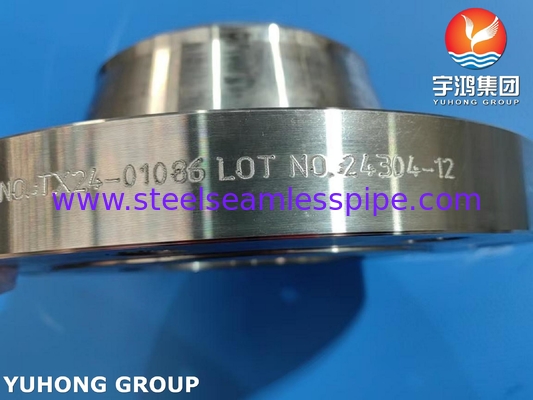 ASTM A182 F5 합금 강철 용접 목 플랜지 WNRF 검은색 코팅