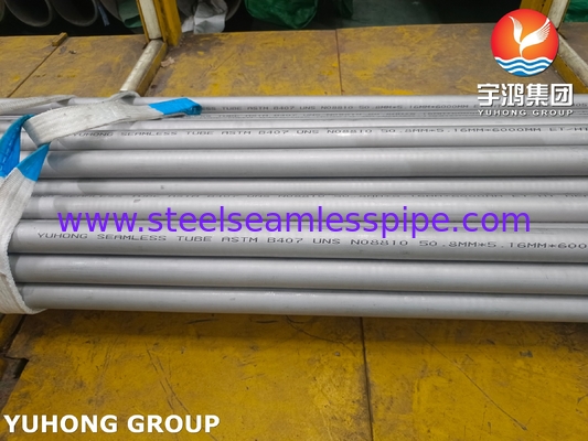 ASTM B407 N08810 톱니 없는 용금 튜브