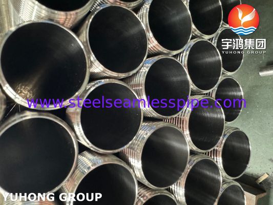 ASTM A270 TP304 위생 스테인리스강 튜브 (외부 나사산 마감)
