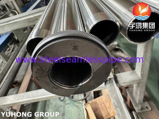 ASTM A270 TP304 위생 스테인리스강 튜브 (외부 나사산 마감)
