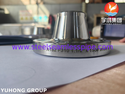 ASTM A182 F310 스테인리스 스틸 WNRF 플랜지 ASME B16.5 가조 스틸 플랜지