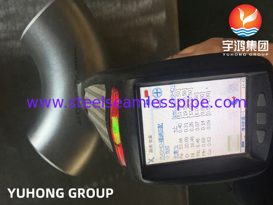 스테인리스 스틸 핑팅 ASTM A403 WPS31254-S 90°LR 45°LR 팔꿈치 B16.9