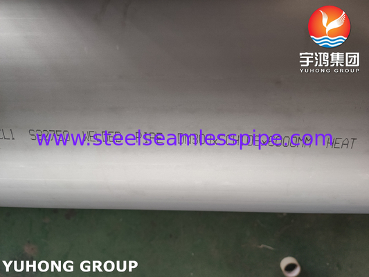 ASTM A928 CL.1 슈퍼 듀플렉스 스틸 용접 파이프 S32750 S32205 S31254