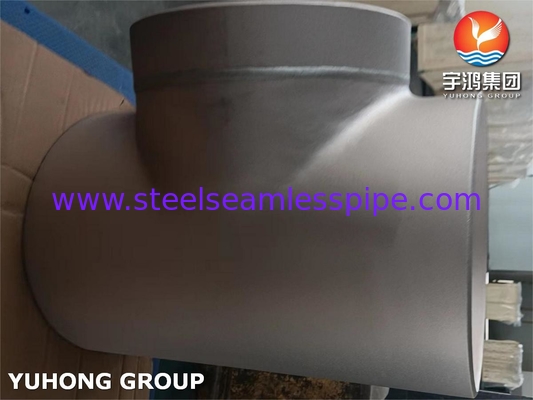 ASTM B466 C70600 구리 니켈 합금 파이프 피팅, Buttweld CuNi 90/10 Equal Tee