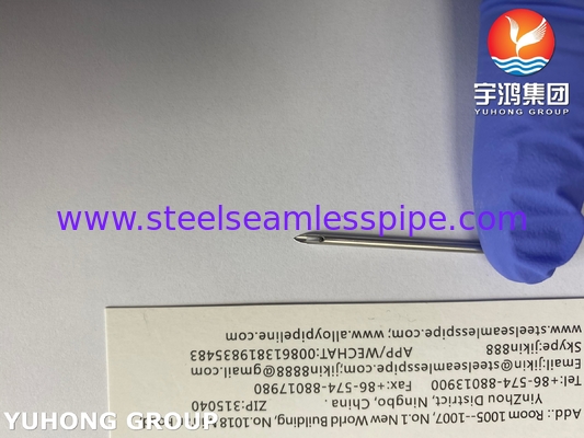 스테인레스 스틸 후쪽 눈 바늘 튜브, ISO9626 AV 투석용 비스툴 바늘