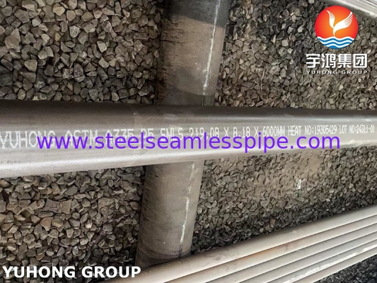 ASTM A335 / ASME SA335 P5 고온 서비스용 합금 강철 무선 파이프