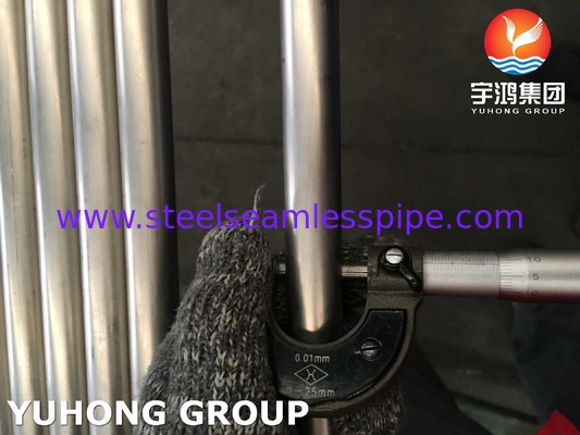 ASME SB338 Gr.7 티타늄 튜브 Ti-Pd 0.2 해양 화학 용품 인증