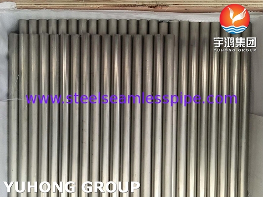 ASME SB338 Gr.7 티타늄 튜브 Ti-Pd 0.2 해양 화학 용품 인증