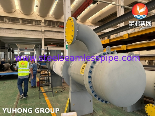 ASME U 스탬프 열 교환기 API 660 석유화학 및 석유 정제 공장에서