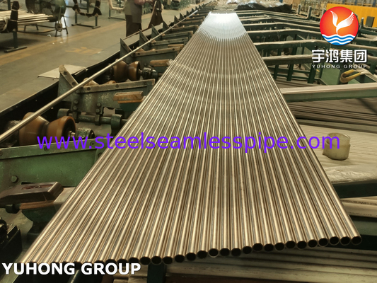 구리 니켈 보일러 톱리스 튜브 ASTM B111 ASME SB111 C71640 CW353H