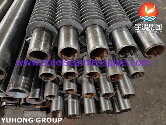 ASTM A335 P22 합금강 11-13CR HFW 핀 튜브를 가진 튜브