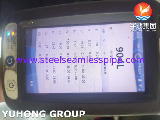 ASTM A312 TP904L 파이프에 대한 스테인리스 스틸 무선 파이프