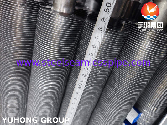니켈 합금 ASTM B163 N08825 인콜로이 825 알루미늄 핑과 함께 엑스트루레이드 핀 튜브