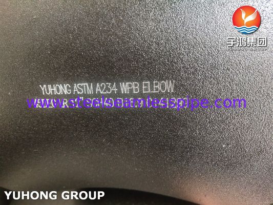 ASTM A234 WPB 탄소강 부착 팔꿈치 45DEG 긴 반지름 부트 웰드 B16.9
