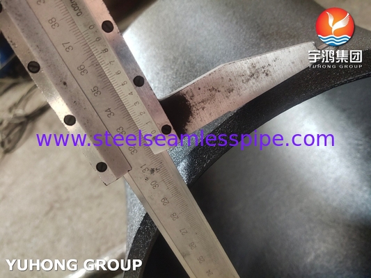 ASTM A234 WPB 탄소강 부착 팔꿈치 45DEG 긴 반지름 부트 웰드 B16.9