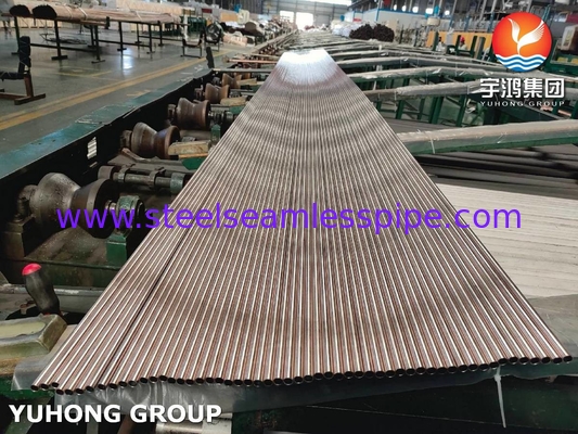 ASME SB111 C70600 해양 열 교환기 용 구리 니켈 무선 파이프