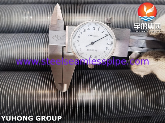 ASTM A179 G-Type Embedded Finned Tube , Aluminium 1060 , for Heat Exchangers