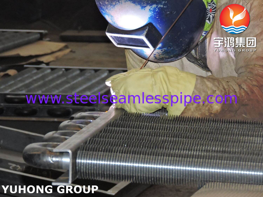 탄소 강철 H형 및 H형 이중 핀 튜브 ASTM A179 / ASME SA179