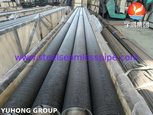 합금 강철 HFW 고주파 용접 고체 핀 튜브 ASME SA213 T5 T9 T11 T12 보일러 콘덴서 히터 응용